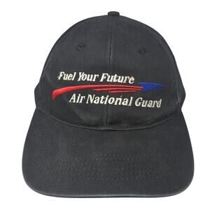 Fuel Your Future Air National Guard Snapback Hat Black One Size Adjustable Seba